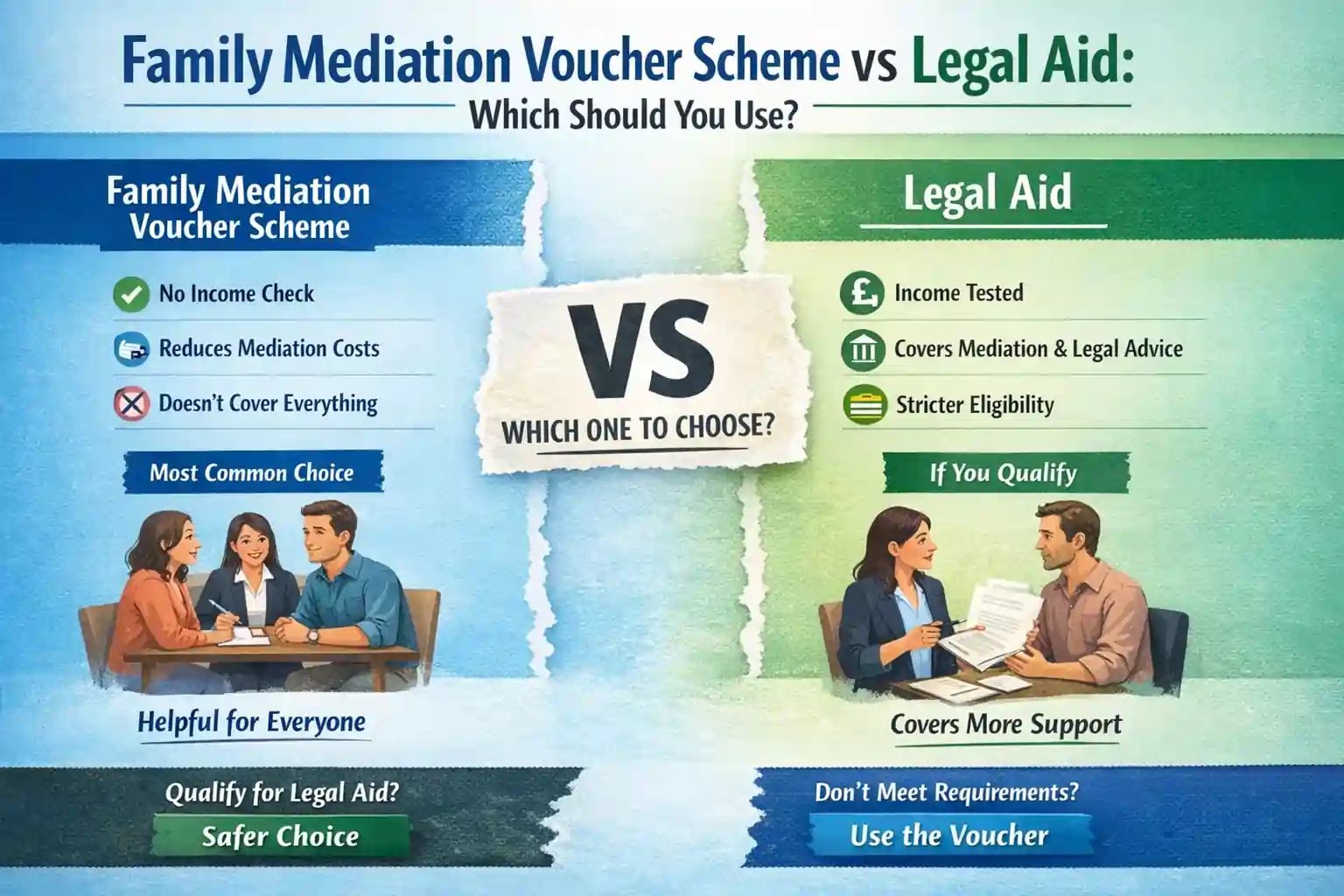 Family Mediation Voucher Scheme vs Legal Aid: Which Should You Use Farnborough?